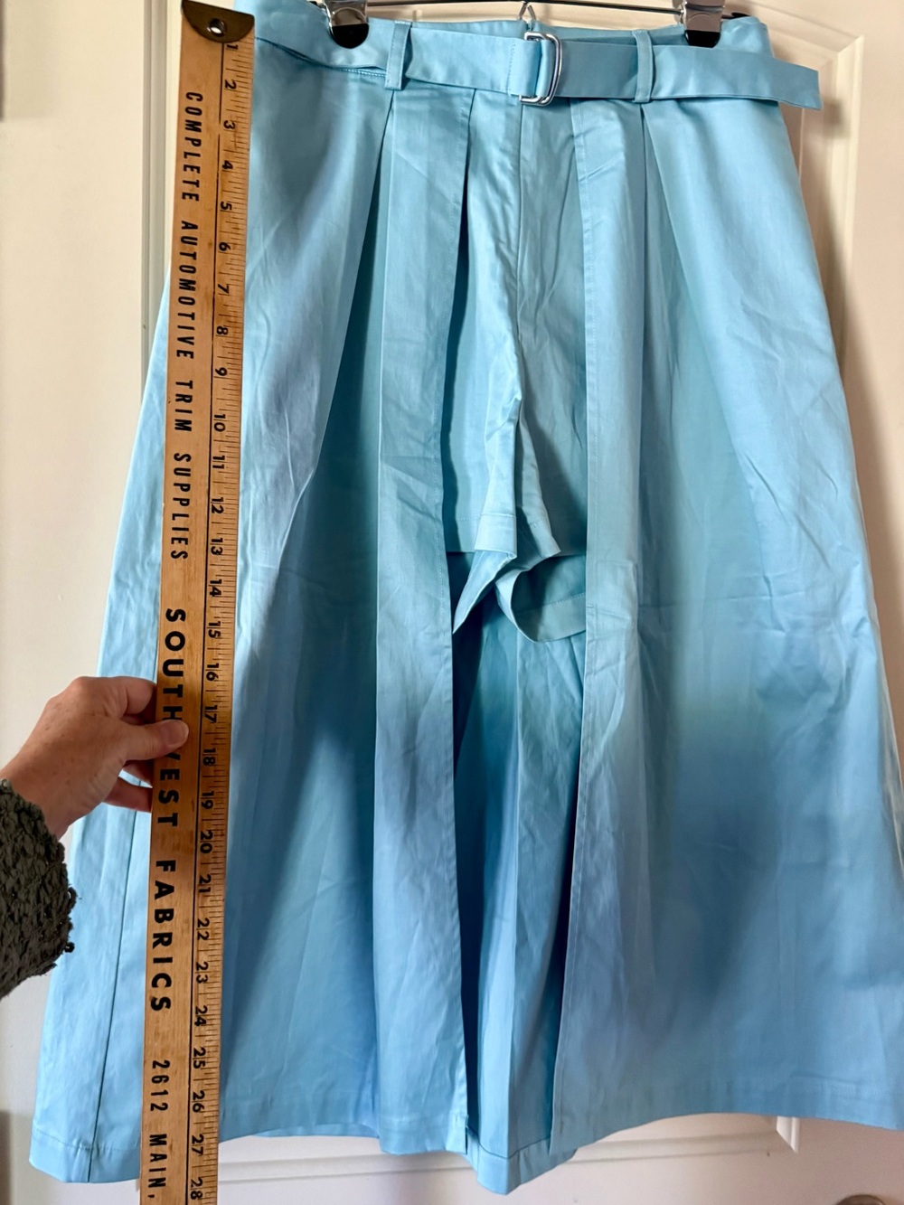 The Drop Women's Sky Blue Hybrid Skirt with Shorts - Picture 7 of 12
